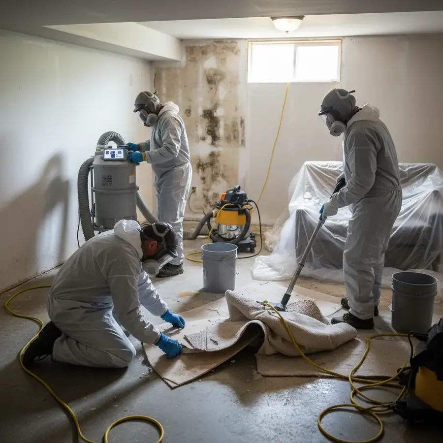 San Marino Water Damage Pros crew drying a water damaged San Gabriel Valley home